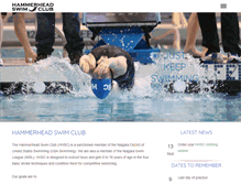 Tablet Screenshot of hammerheadswimclub.org